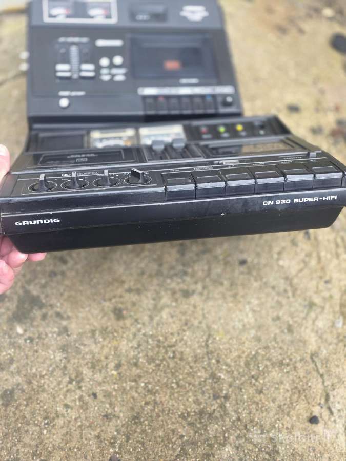 Antikvariniai magnetofonai Grunding ir Hitachi - nuotraukos Nr. 4