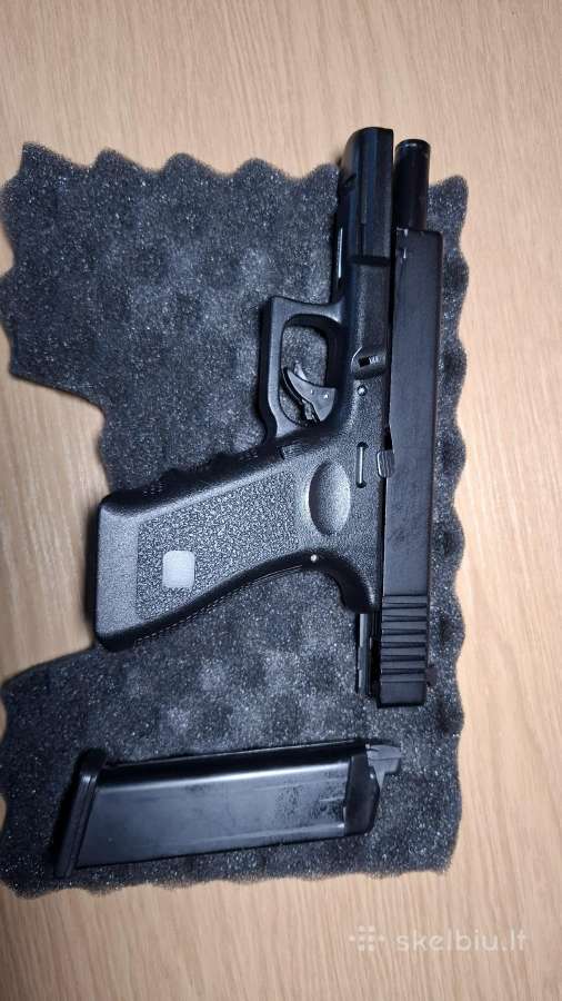 Airsoft glock 17 green gas blowback - nuotraukos Nr. 3