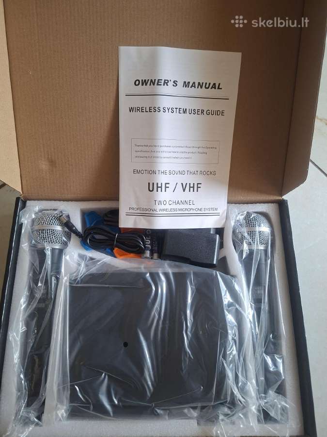 Belaidžiai mikrofonai - nuotraukos Nr. 2