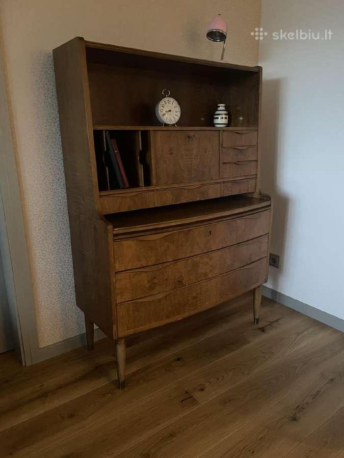 Mid century rasomas stalas,sekreteras - nuotraukos Nr. 3