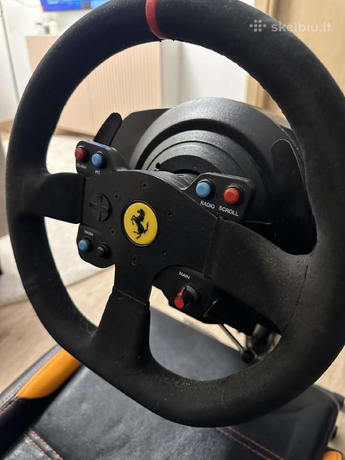 Thrustmaster lenktynių simuliatorius - nuotraukos Nr. 2