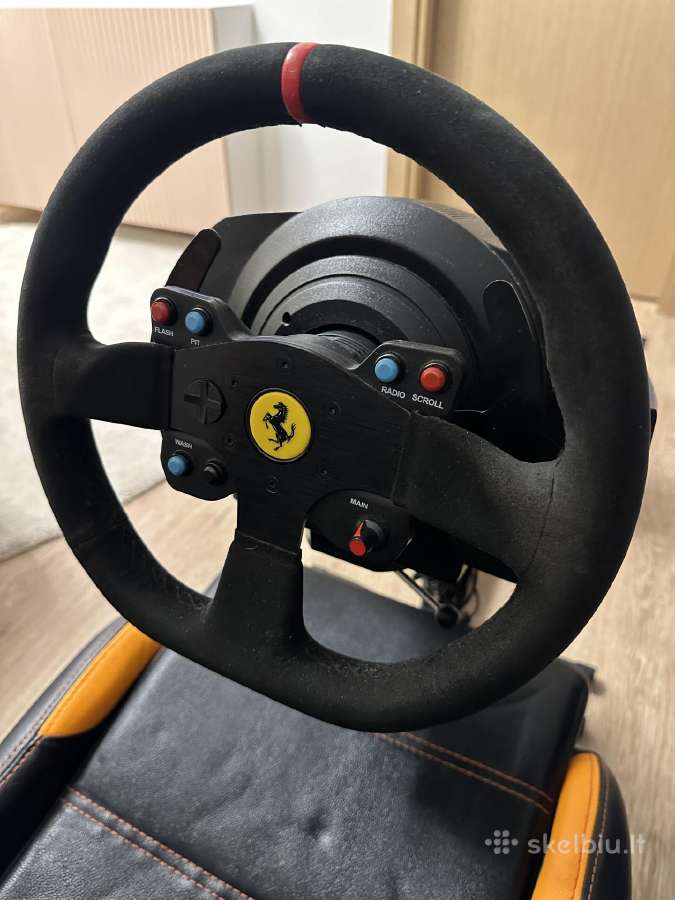 Thrustmaster lenktynių simuliatorius - nuotraukos Nr. 5