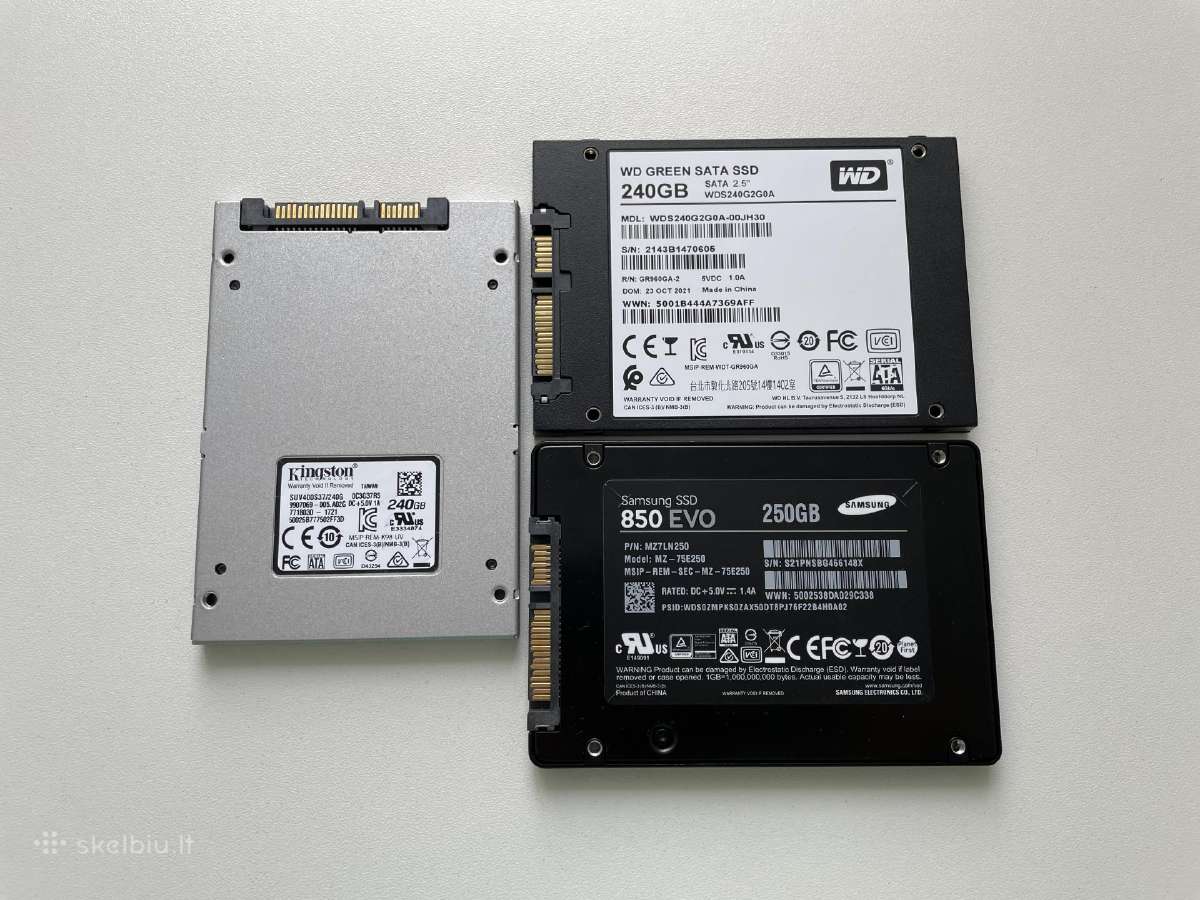 2.5" Sata SSD 250gb/1tb - nuotraukos Nr. 2
