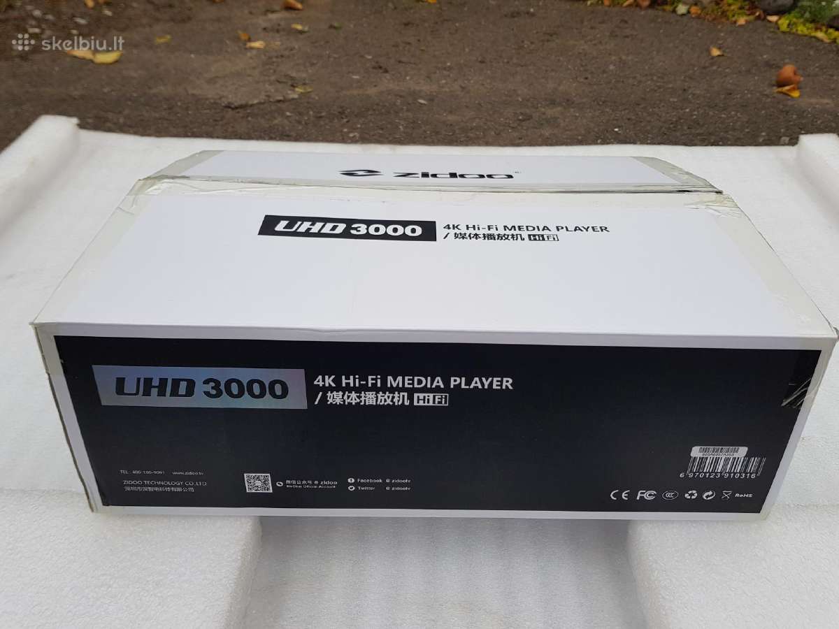 Zidoo 4k Uhd3000 Hifi multimedija grotuvas - nuotraukos Nr. 4