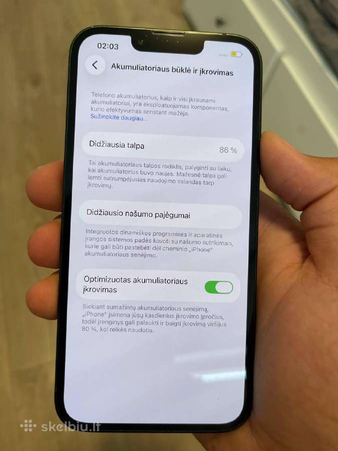 iPhone 13 128gb - nuotraukos Nr. 9