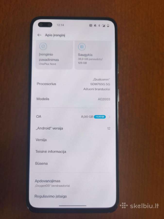 Oneplus Nord 5G 8/128gb - nuotraukos Nr. 5