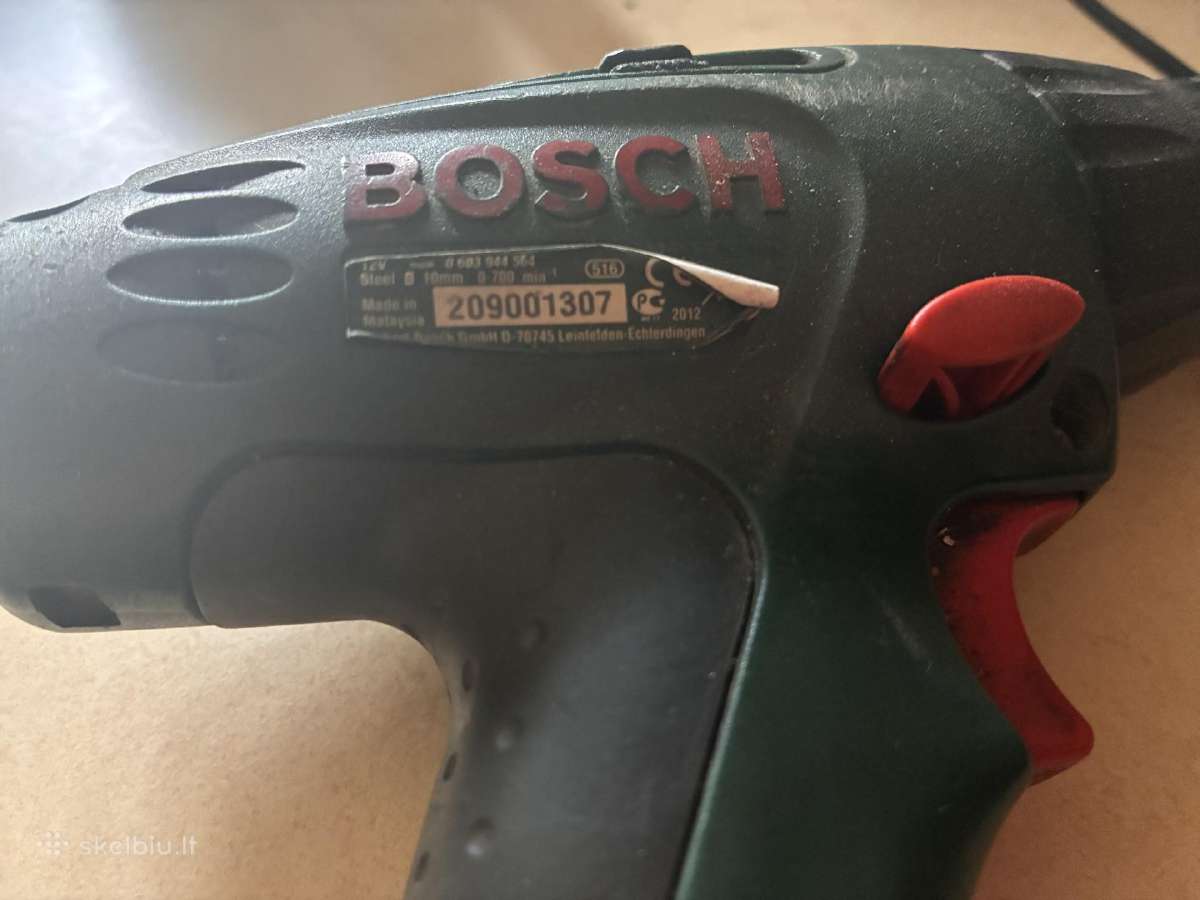 Bosch Psr 1200 akumuliatorinis gręžtuvas-suktuvas - nuotraukos Nr. 3