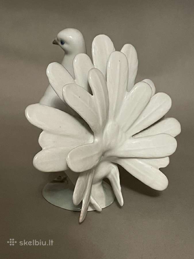 Porcelianinės balandžių statulėlės Gdr, Lladro - nuotraukos Nr. 2