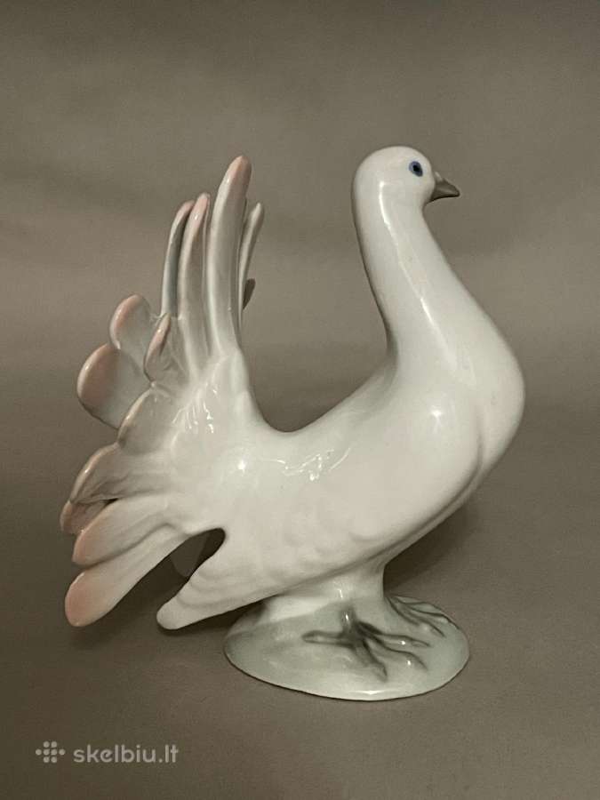 Porcelianinės balandžių statulėlės Gdr, Lladro - nuotraukos Nr. 3