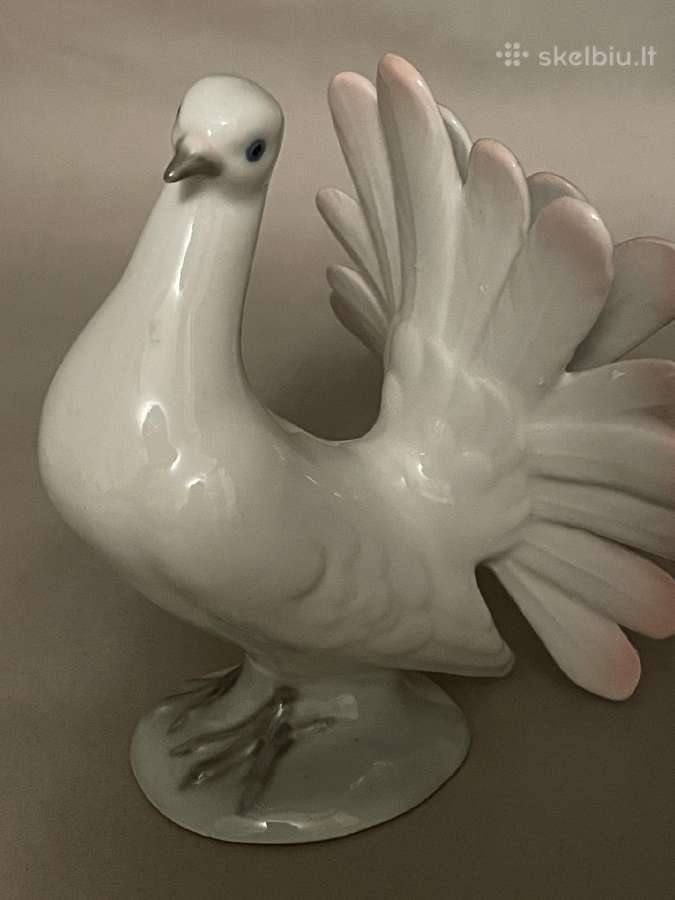 Porcelianinės balandžių statulėlės Gdr, Lladro - nuotraukos Nr. 4