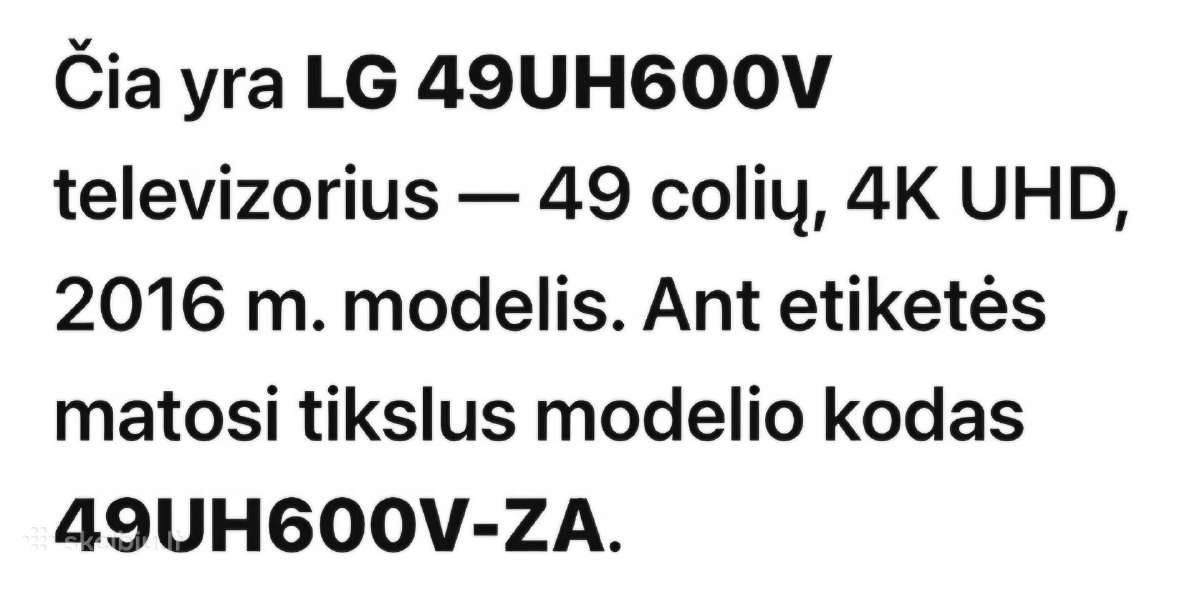 Parduodu LG televizori - nuotraukos Nr. 3