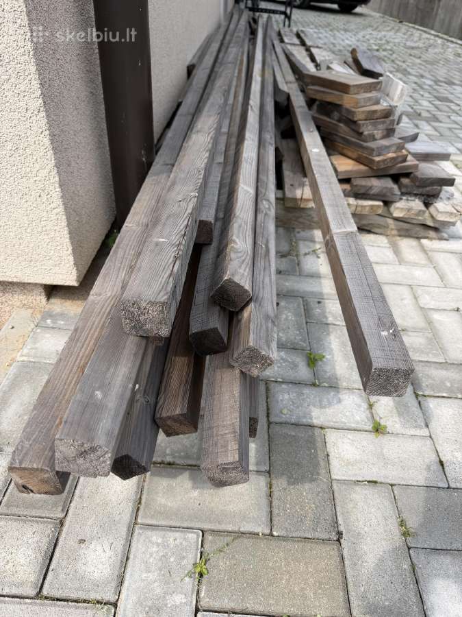 Termo pušies tašai likučiai. 45x45x5400 - nuotraukos Nr. 2