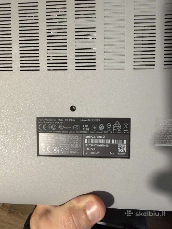 Asus Vivobook 15 X1502va-bq681w - nuotraukos Nr. 8