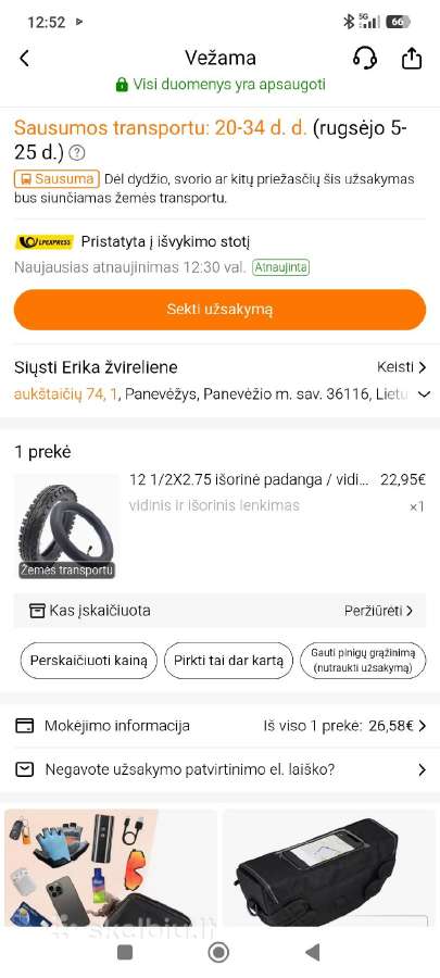 Elektrinis neigaliojo vežimėlio trauktuvas - nuotraukos Nr. 9