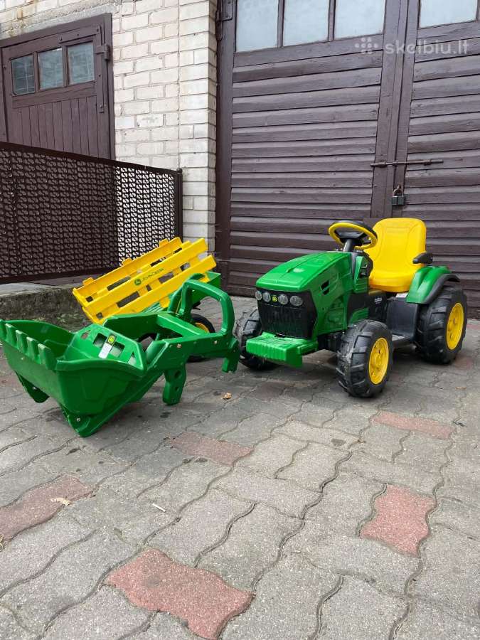 Peg perego traktorius su priedais - nuotraukos Nr. 7