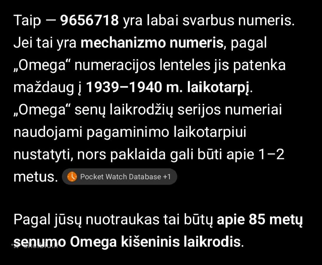 Paauksuotas laikrodis Luc 75€ - nuotraukos Nr. 6