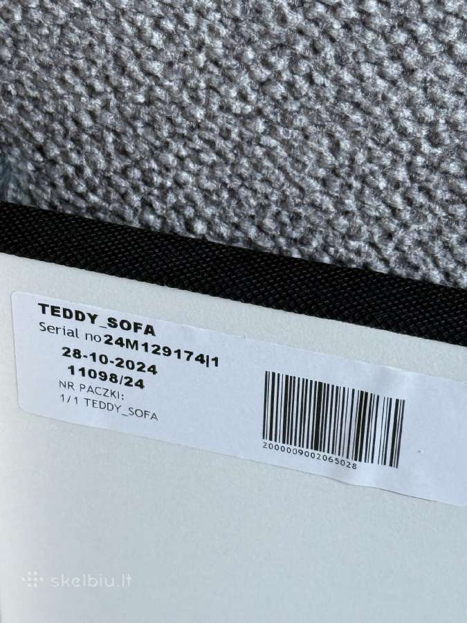 Teddy sofa-lova su daiktadėže - nuotraukos Nr. 7