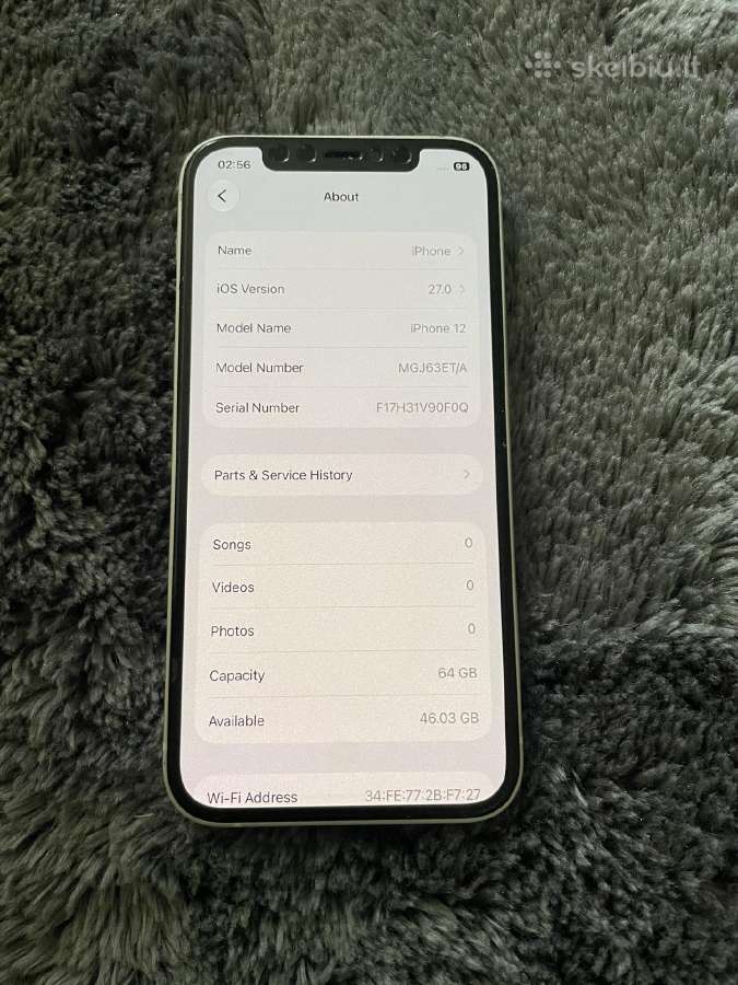 Apple iPhone 12 White,64 GB - nuotraukos Nr. 6
