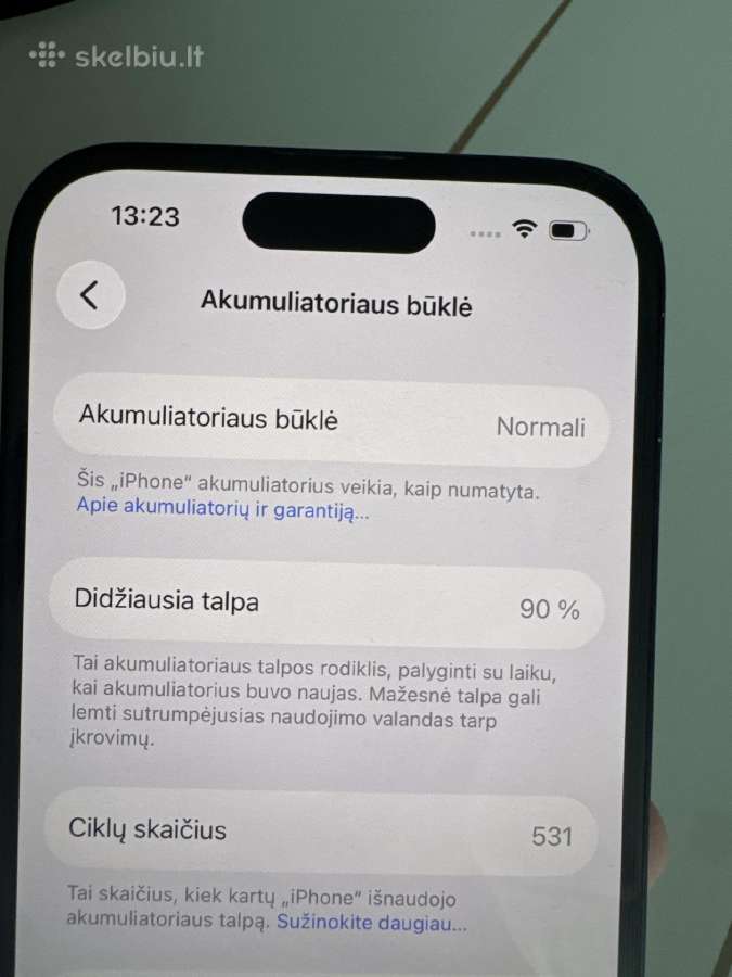 iPhone 16 telefonas 128gb - nuotraukos Nr. 3