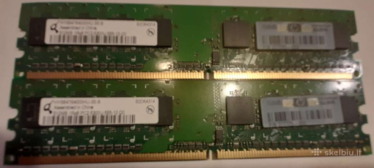 Ddr1 ir Ddr2 atmintinės 256-512mb stacionariems Pc - nuotraukos Nr. 5