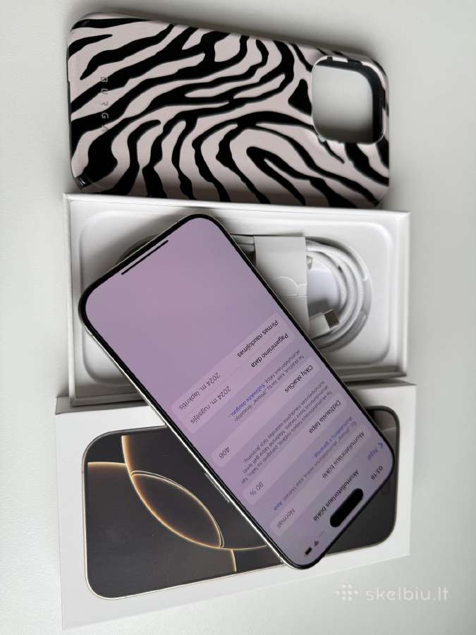 Parduodamas telefonas iPhone 16 pro 128 GB - nuotraukos Nr. 2