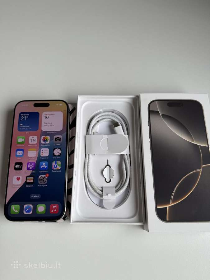 Parduodamas telefonas iPhone 16 pro 128 GB - nuotraukos Nr. 6