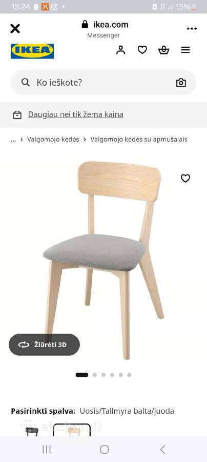Nebrangiai parduodu geros būklės stalą su kėdėmis - nuotraukos Nr. 5