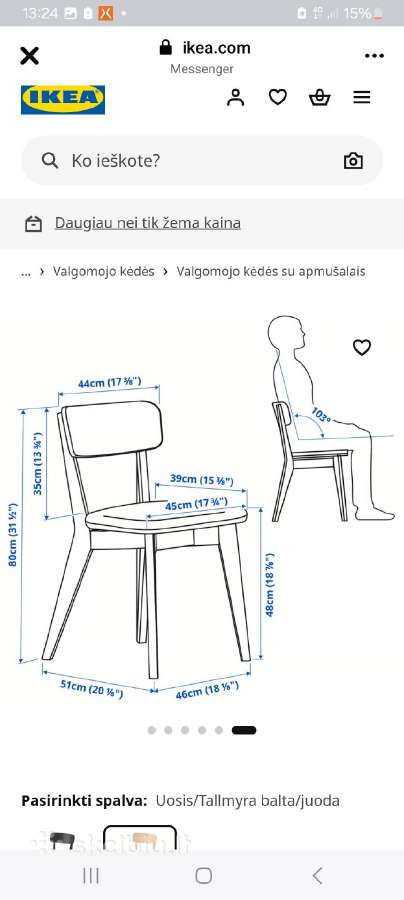 Nebrangiai parduodu geros būklės stalą su kėdėmis - nuotraukos Nr. 6