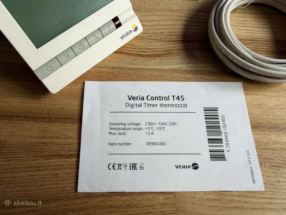 Veria Control T45 šildymo termostatas - nuotraukos Nr. 2