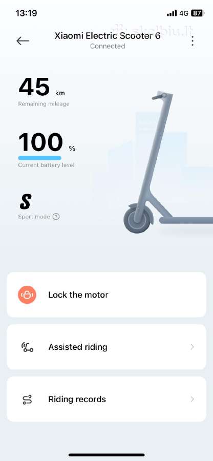 Xiaomi Electric Scooter 6 - nuotraukos Nr. 6