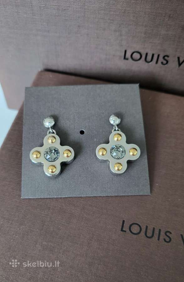 Louis Vuitton keturlapio motyvo auskarai - nuotraukos Nr. 2