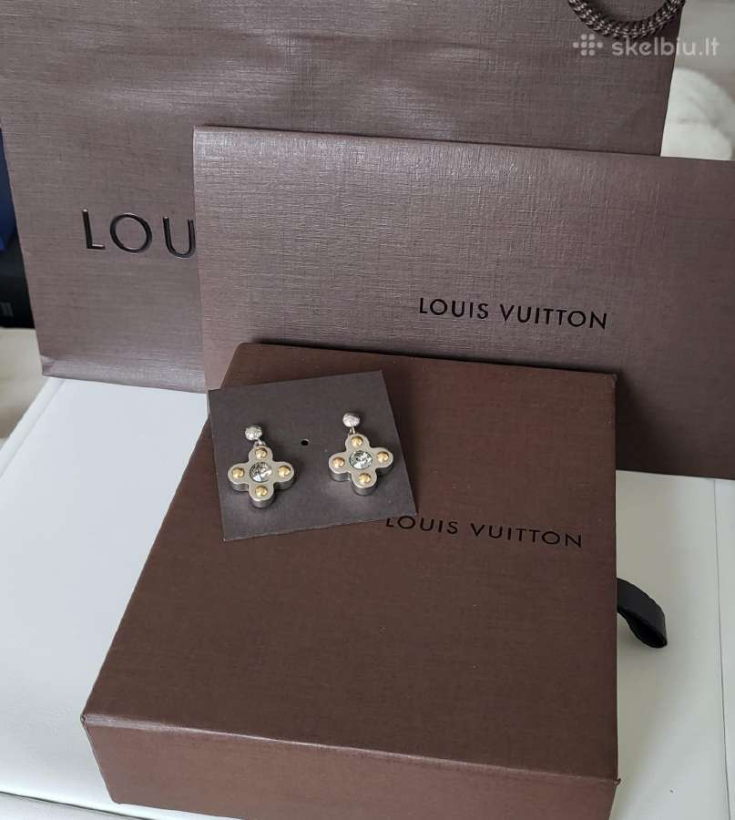 Louis Vuitton keturlapio motyvo auskarai - nuotraukos Nr. 8