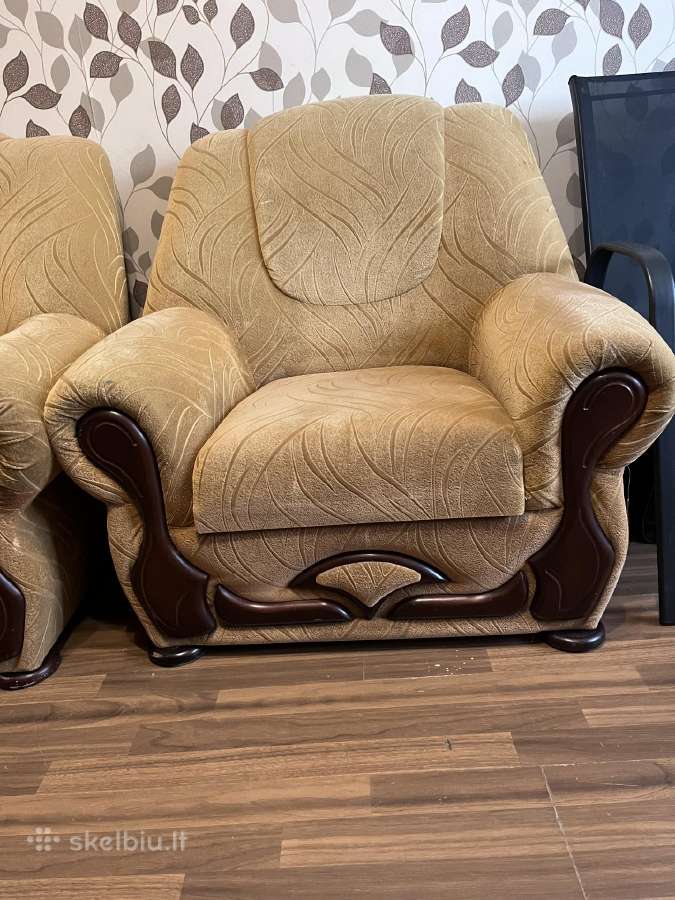 Parduodama sofa ir fotelis - nuotraukos Nr. 2