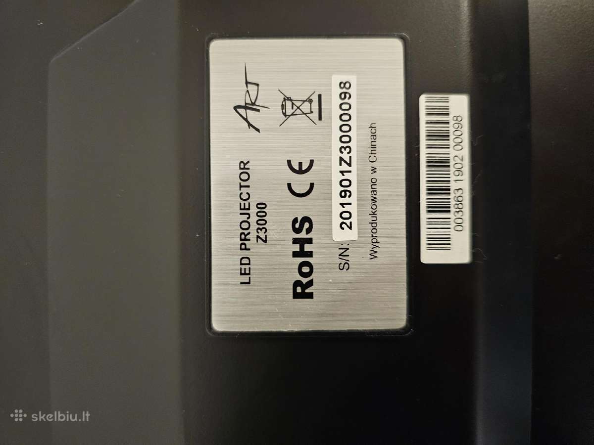 Projektorius art proart z3000 - nuotraukos Nr. 2