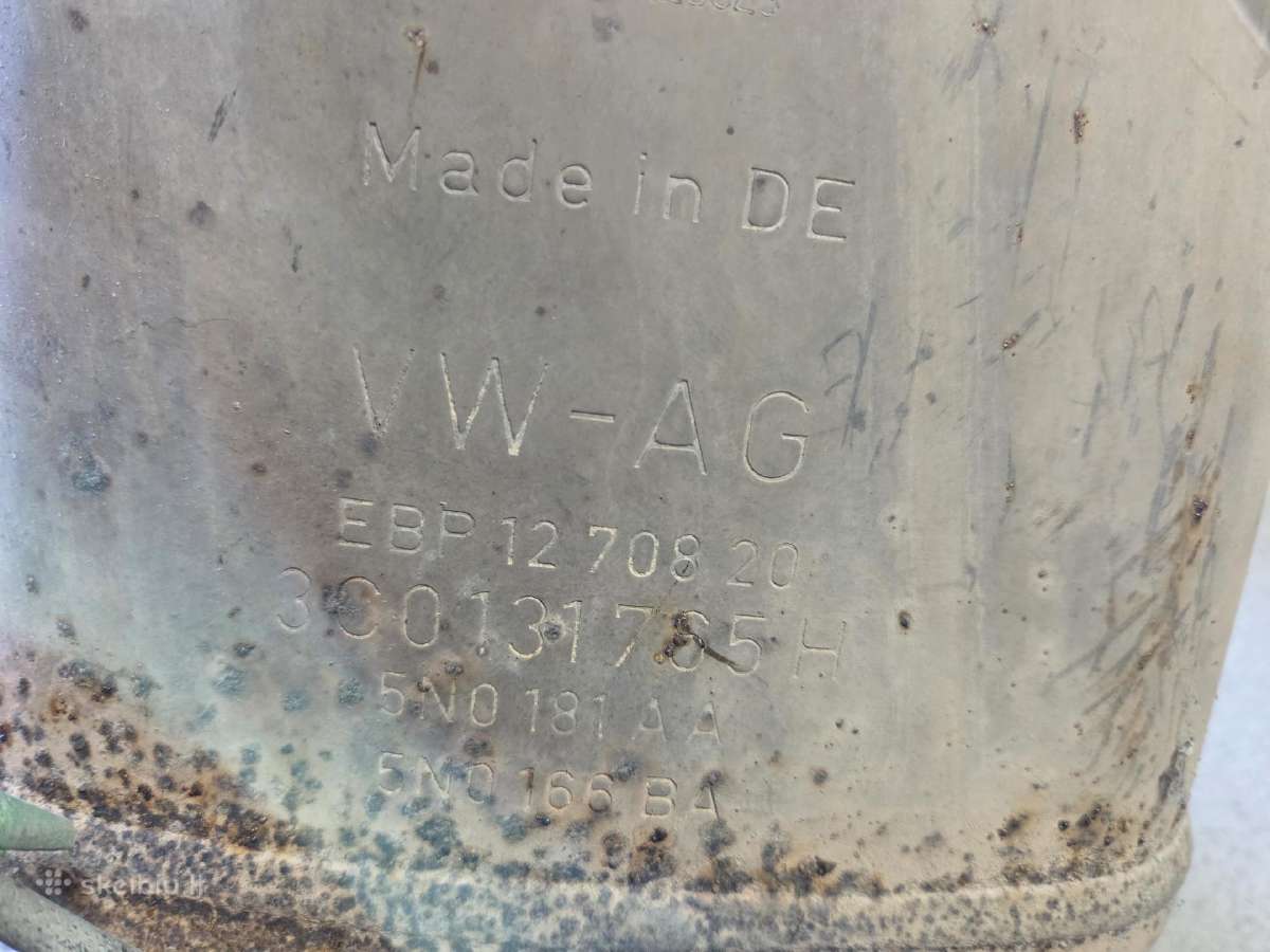 VW/audi 2.0 Tdi Dpf filtras 3c0131765h 5no181aa - nuotraukos Nr. 4