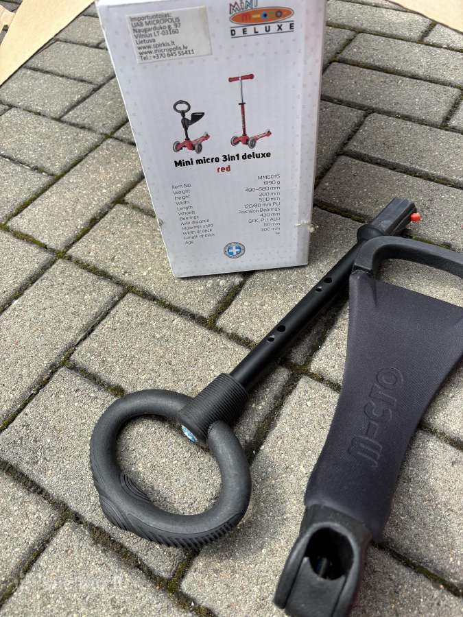 Paspirtukas Minimicro 3 in 1 - nuotraukos Nr. 4