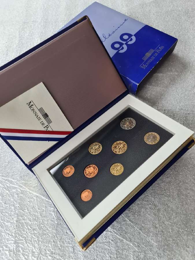 Monnaie De Paris 1999 Coin Set - nuotraukos Nr. 2