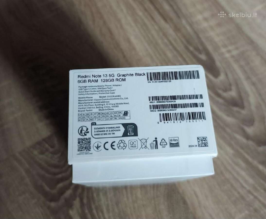 Xiaomi Redmi Note 13 128gb 5G - nuotraukos Nr. 5