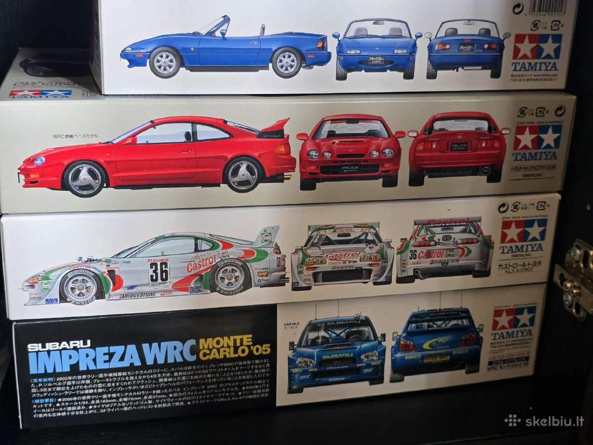 Surenkami Tamiya plastikiniai automodeliai - nuotraukos Nr. 3
