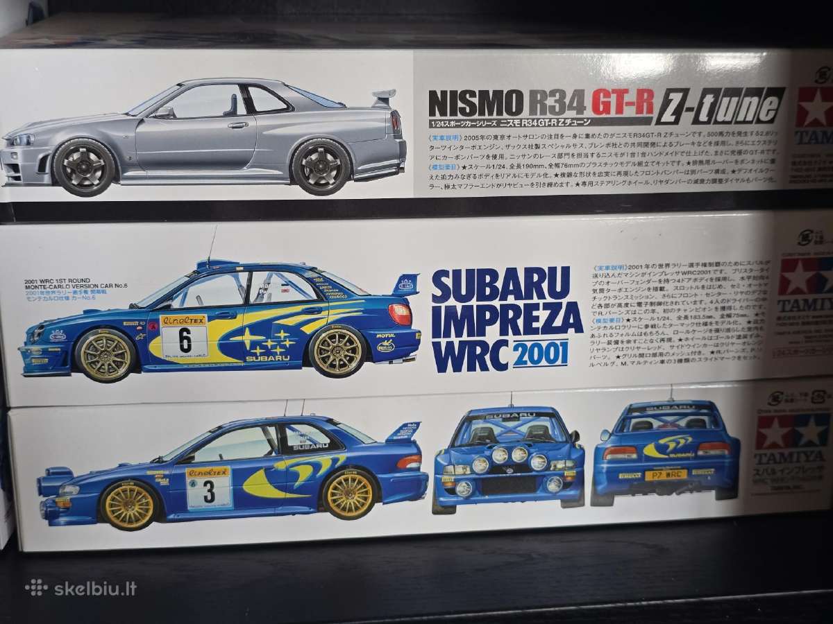 Surenkami Tamiya plastikiniai automodeliai - nuotraukos Nr. 4