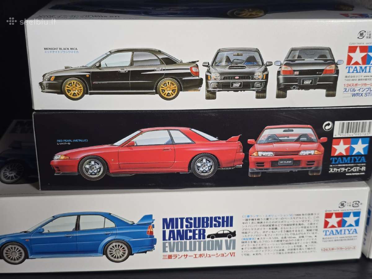 Surenkami Tamiya plastikiniai automodeliai - nuotraukos Nr. 2