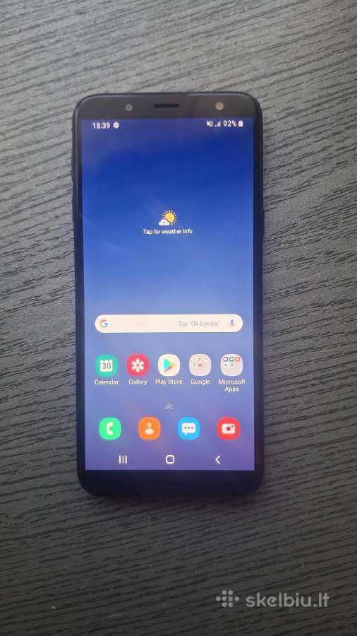 Samsung galaxy j6 - nuotraukos Nr. 3