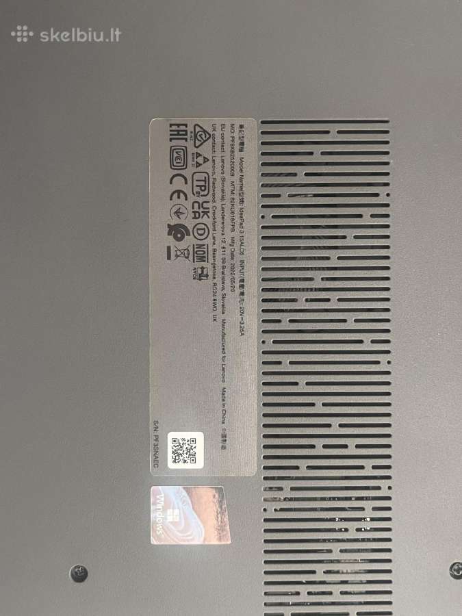 Lenovo Ideapad 3 15alc6 - nuotraukos Nr. 4