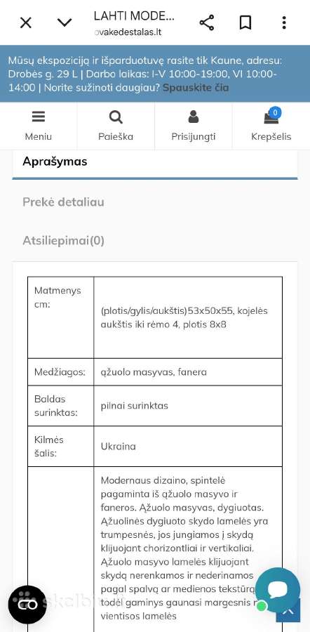 Ąžuoliniai naktiniai staliukai - nuotraukos Nr. 3