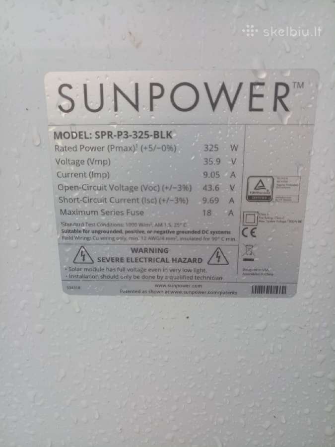 Baterija 46kw ir saules paneles - nuotraukos Nr. 6