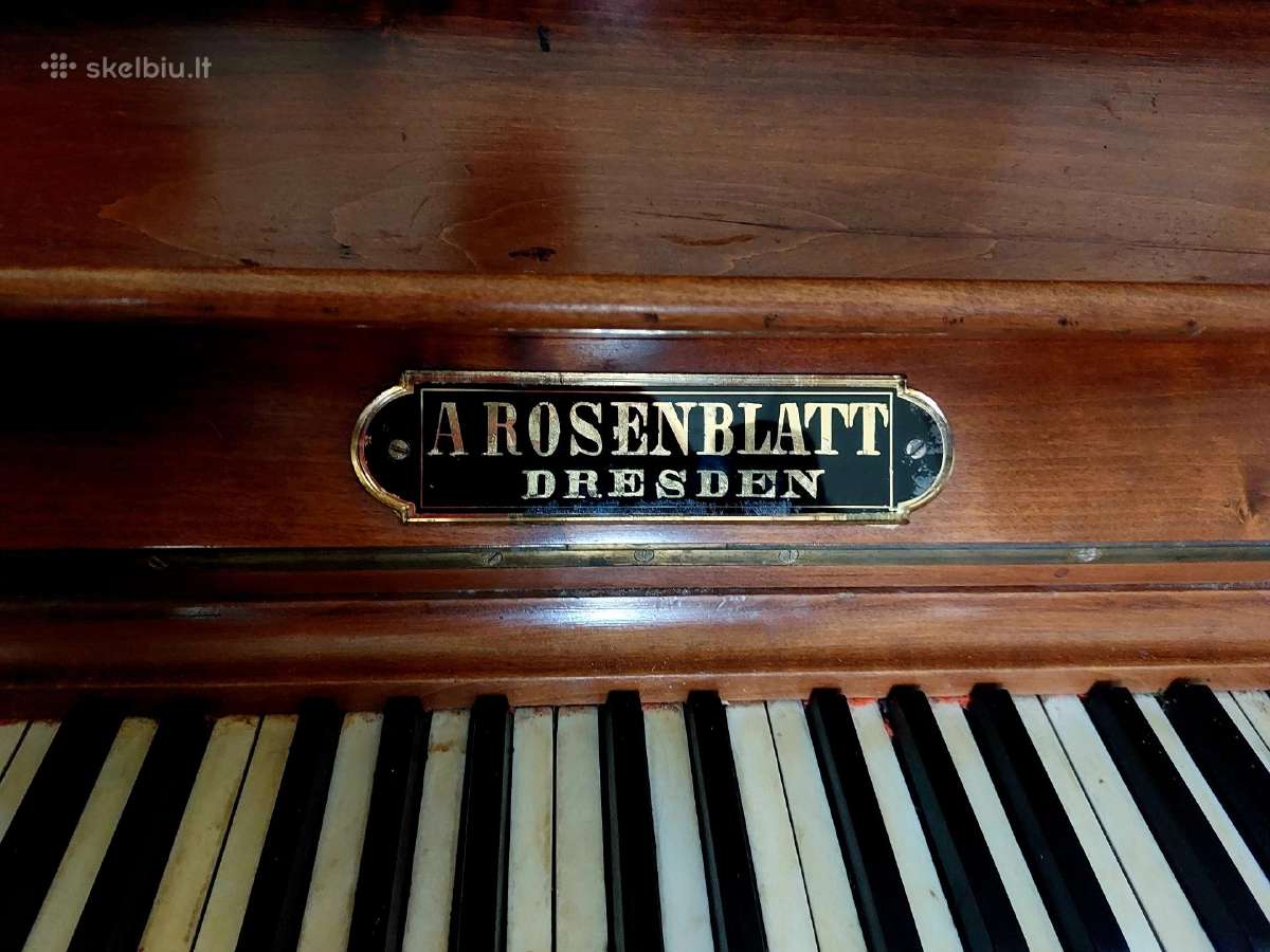 A. Rosenblatt Dresden antikvarinis paininas - nuotraukos Nr. 4