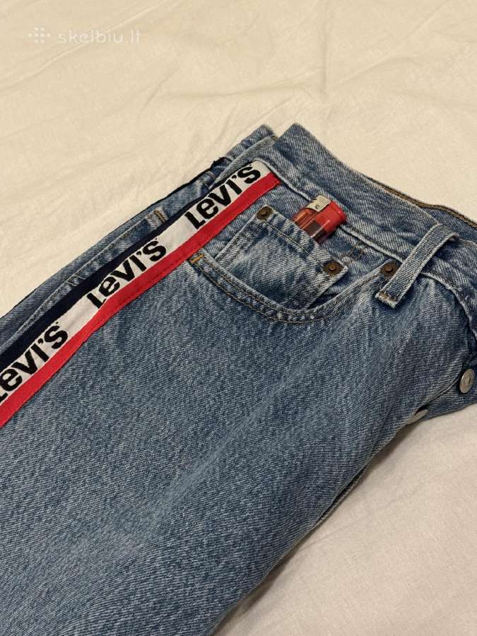 Levi's dzinsai S dydzio su antspaudais - nuotraukos Nr. 2