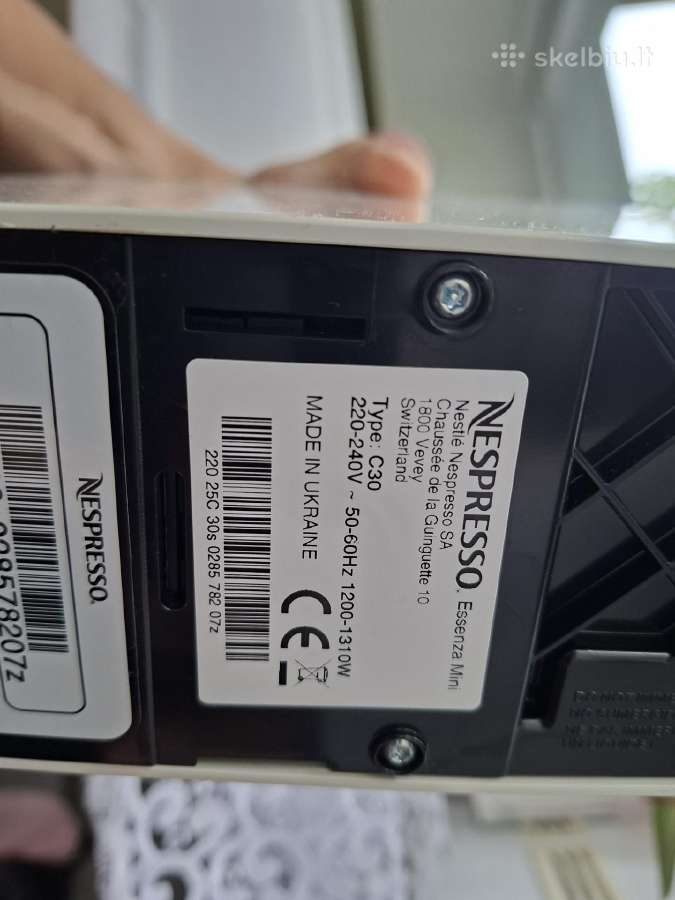 Kavos aparatas Nespresso Essenzo Mini - nuotraukos Nr. 5