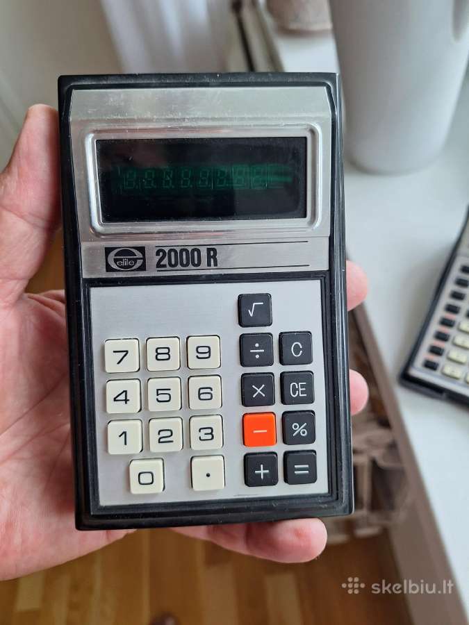 Du seni kalkuliatoriai Texas Instruments - nuotraukos Nr. 4