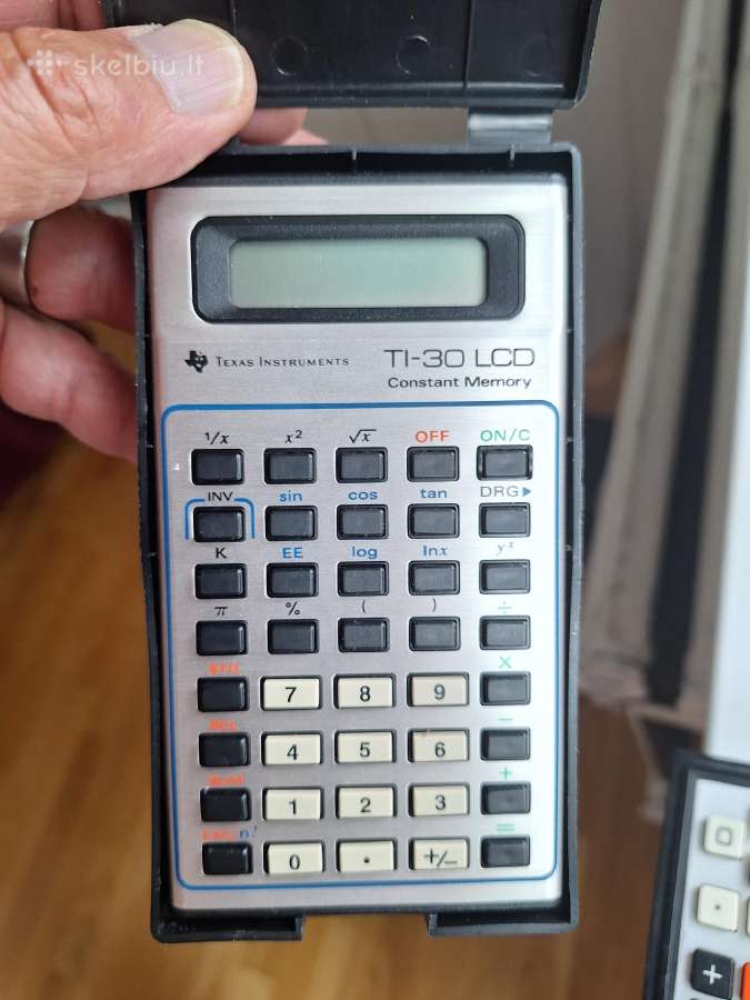 Du seni kalkuliatoriai Texas Instruments - nuotraukos Nr. 5